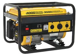 champion 4000 watt portable gas generator rv ready 46533 our