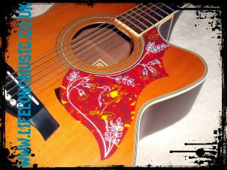 Acoustic guitar hummingbird style scratchplate pickguard j200  ideal 
