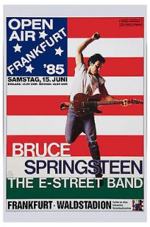 The BOSS Bruce Springsteen Promotional Poster Israel Circa 1985