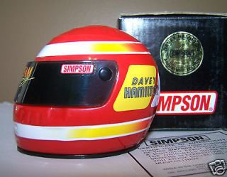 Davey Hamilton Indycar Replica Helmet, Signature Edition,14 scale 