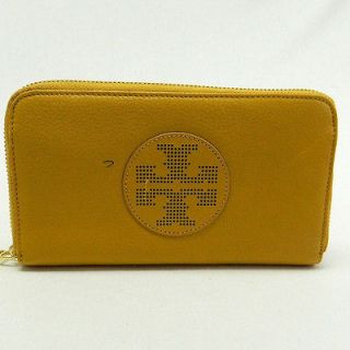 Tory Burch AUTH Continental Zip Around Clutch Wallet Used $195 SALE 