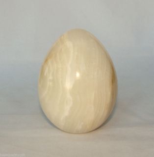 from pakistan genuine onyx marble egg hand carved new one