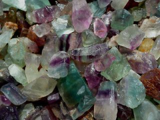 2,268 Carat Lots of Natural Fluorite Rough   Over 1 Pound Each