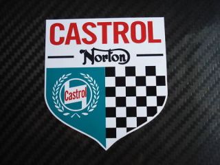 norton castrol sticker commando 750 650ss dominator from united 