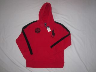 Polo Ralph Lauren kids boys youth sweatshirt shirt hoody new red