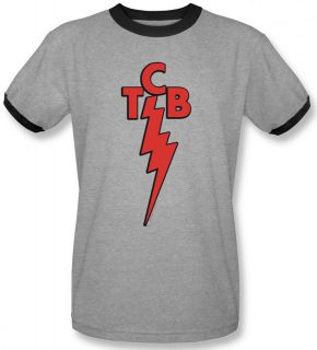 NEW Adult Elvis Presley Classic TCB Thunder Bolt Logo The King Tshirt 