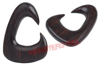exotic sono wood tapered oranic plug hangers 6g pair time