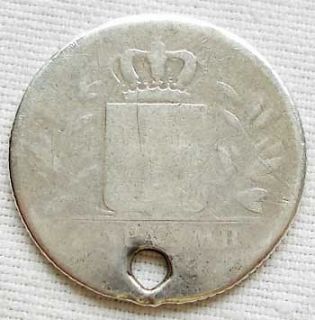 kingdom greece silver coin 1 drachma 1834 1833 otto i