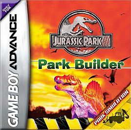 Jurassic Park III Park Builder Nintendo Game Boy Advance, 2001