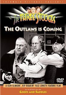 THE THREE 3 STOOGES OUTLAWS IS COMING WIDESCREEN COLUMBIA DVD