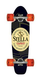 Stella Beer Runners Stout Mini Longboard Skateboard Complete