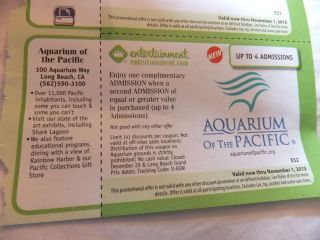 aquarium of the pacific coupons in Gift Cards & Coupons