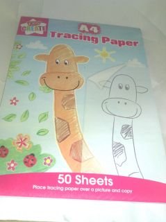 50 sheet tracing paper pad from united kingdom time left