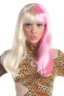   Pink White Nicki Minaj Costume Nicky Adult Women Long Straight Super