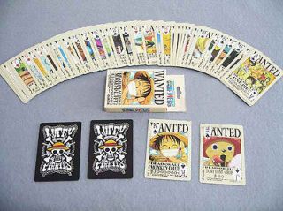 Japanese Anime One Piece Wanted Poker/Play cards Luffy Chopper