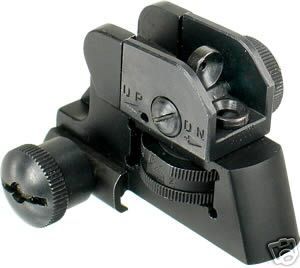 picatinny mounting based rear sight flat top receiver time left