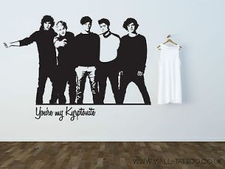 ONE DIRECTION WALL DECAL(Style 2) LARGE   BAND HARRY, NIALL, ZAYN 