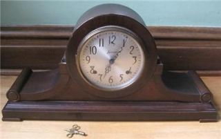vint sessions clock company tambour 8 day mantel 322 p  195 