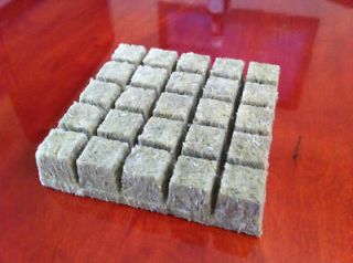 25)   1.5 Hydroponic Rockwool/Stonewool Cubes + BONUS + Combined 