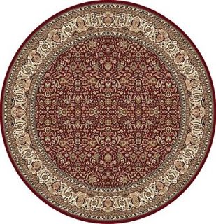 FREE S&H RED ROUND 8 X 8 PERSIAN AREA RUG ORIENTAL 8302   ACTUAL 7 8