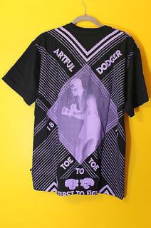 New Tag Artful Dodger Toe To Toe mens crew neck t shirt black XL $40