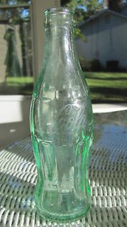 vintage coca cola soda bottle hobbleskirt 6 1 2 fl oz reg us pat off 