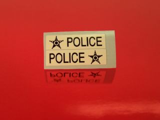 hotwheels redline police cruiser decals 69 72 