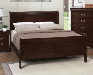 New Louis Phillipe Style Cappucino Color Queen size Bed Frame