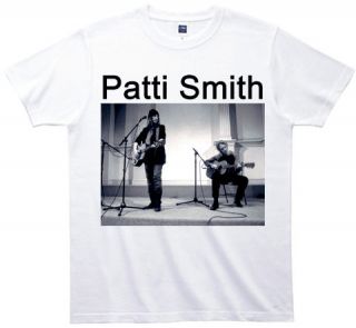 patti smith stage cbgb photo punk rock white t shirt