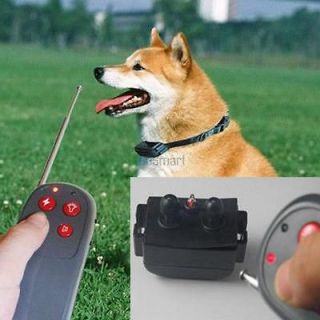   Pet Training Dog Vibrate Electric Shock No Bark Collar Remote Control