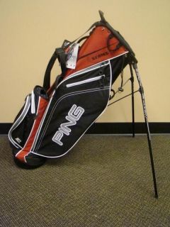 ping 4 series stand bag black red 2012 golf new