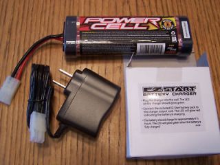   EZ START CHARGER & 6 Cell Ni mh 1500 BATTERY 3.3 Revo Slayer T maxx