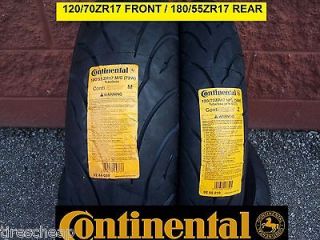 SUZUKI GSXR750 TWO CONTINENTAL SPORT TOURING RADIAL MOTORCYCLE TIRE 