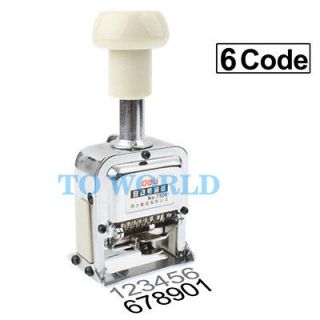 High Performance Metal Arabic Material Automatic Numbering Stamp 