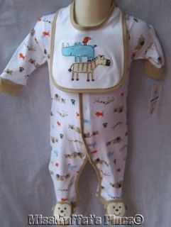 carter s zoo sleep play 2 pc set nb 3 months nwt more options size one 