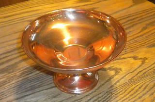 Beautiful Vintage Coppercraft Guild Pedestal Compote Bowl Candy Dish 
