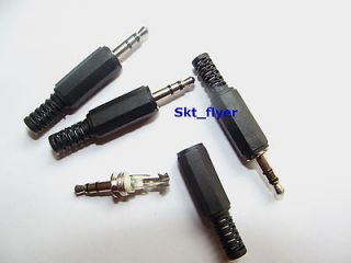 12pcs New Stereo Male 3.5mm Jack Plug Audio Connector Booted Headphone