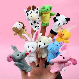 Newly listed New Finger Set Animal Puppet Set Soft Cute Toy childrens 