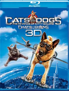 Cats Dogs The Revenge of Kitty Galore Blu ray Disc, 2010, Canadian 3D 