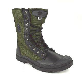 NEW PALLADIUM Mens Mid Calf Boots Pampa Tactical SZ 8/9/10 Olive 