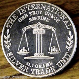 SILVER INTERNA​TIONAL SILVER TRADE, 1969   .999 FINE SILVER, (CCM 