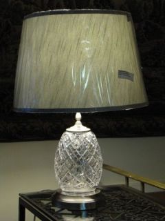waterford hospitality pineapple lamp w waterford shade 