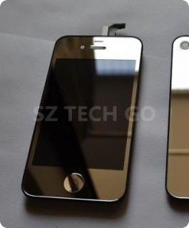   LCD Touch screen digitizer Parts kit for iPhone 4 +giftback cover