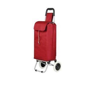 Kennedy Home Collections Foldable Rolling Wheeled Trolley Bag Shopping 
