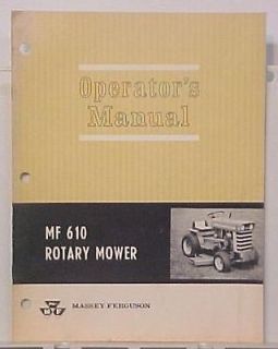 MF610 ROTARY MOWER DECK FOR MF10 GARDEN TRACTOR MASSEY FERGUSON 
