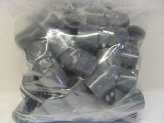 LOT OF 30 MISC 3/4 PVC 45 ELBOW PIPE FITTINGS SOCKET