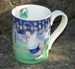   Tennis Match Coffee Mug Portmeirion by Rob Scotton in Britain