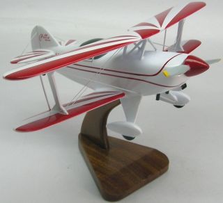Pitts Special S 1 S Aerobatic Airplane Wood Model Replica Small 