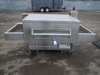   DUTY MIDDLEBY MARSHALL NATURAL GAS COMMERCIAL 32 CONVEYOR PIZZA OVEN