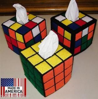 Rubiks Rubiks Rubix Cube Tissue Box Cover Seen on Big Bang Theory 